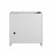 Bellshire 36" Single Vanity in Bright White Back View