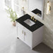 Bellshire 36" Single Vanity in Bright White With Phantome Eclos Top