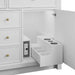 Bellshire 48 Inch Single Vanity in Bright White Integrated USB 120V Outlet