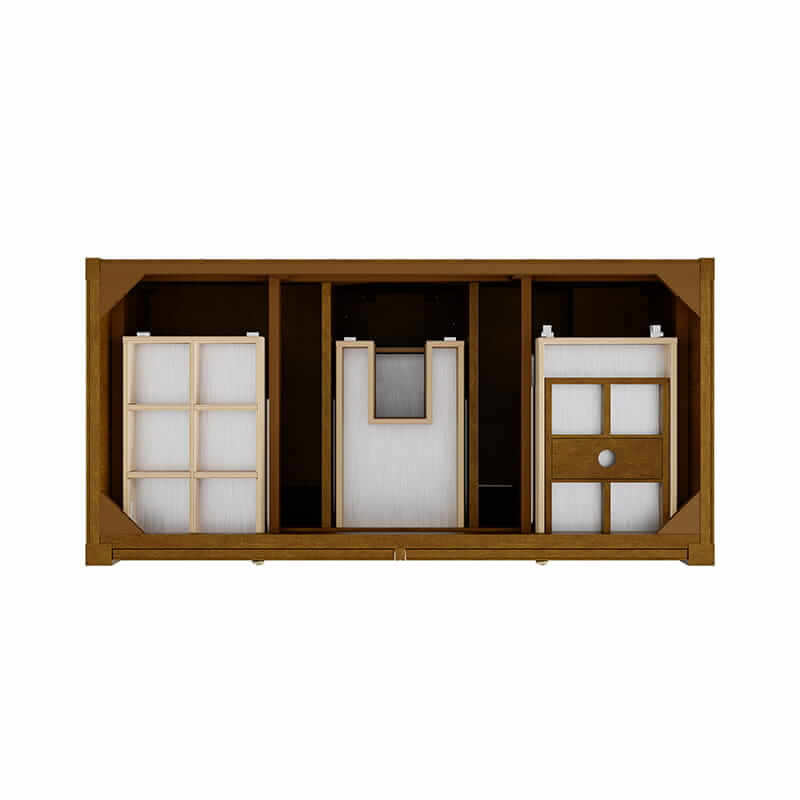 Bellshire 48 Inch Single Vanity in Honey Oak Top View