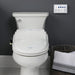 bio bidet bb 1000 supreme bidet toilet seat front view close lid lifestyle