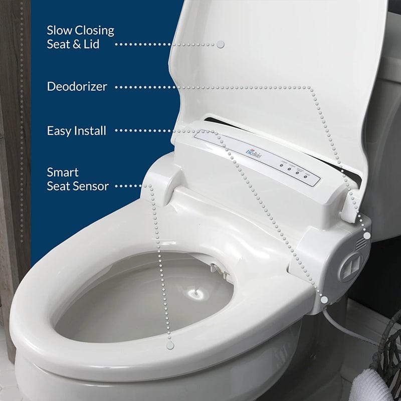 bio bidet bb 1000 supreme bidet toilet seat slow closing lid