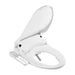 bio bidet slim one bidet toilet seat corner view open lid