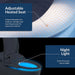 bio bidet slim one bidet toilet seat night light and heated seat