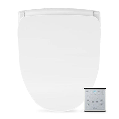 bio bidet slim two bidet toilet seat top view with remote