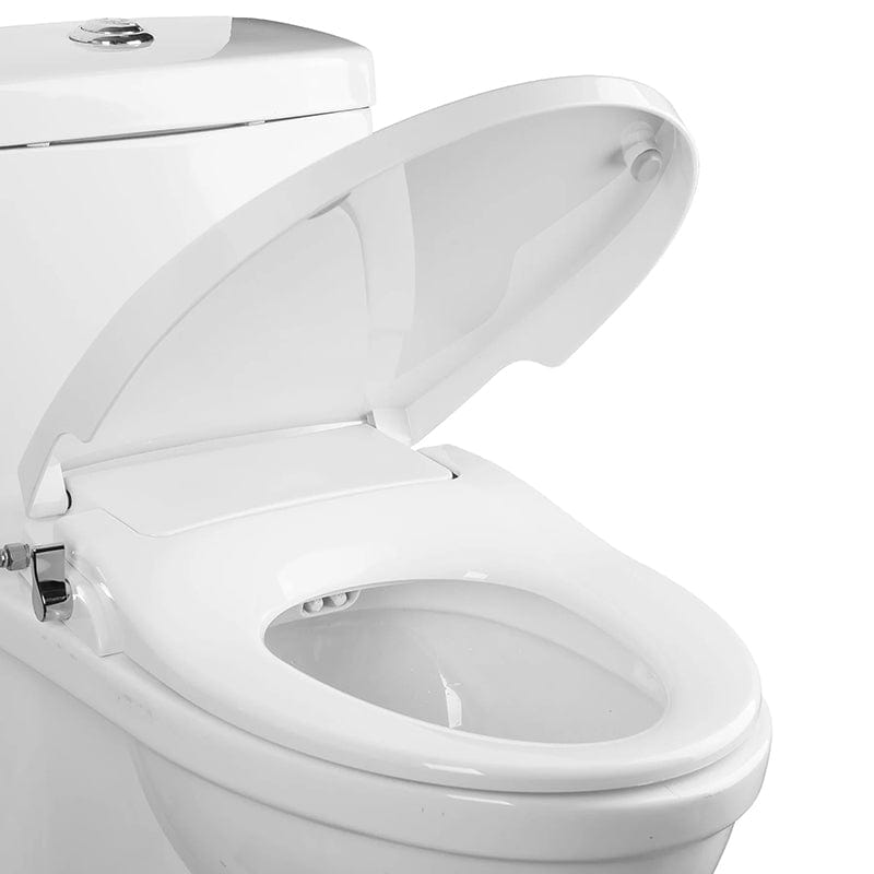 bio bidet slim zero bidet toilet seat corner view open lid