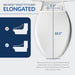 bio bidet slim zero bidet toilet seat elongated dimensions