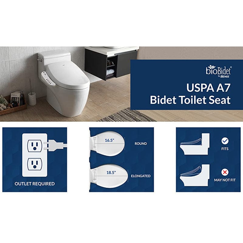 bio bidet uspa a7 bidet toilet seat features