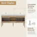 Blaise 72 Double Bathroom Vanity with Top Light Oak Back View