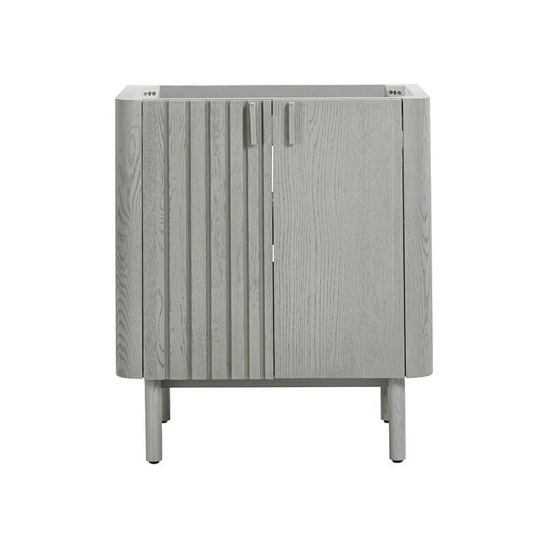 Blakely 30 inch Single Sink Bathroom Vanity Gray Oak Cabinet Only