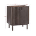 Blakely 30 Single Sink Bathroom Vanity Brown Oak Cabinet Only Corner View