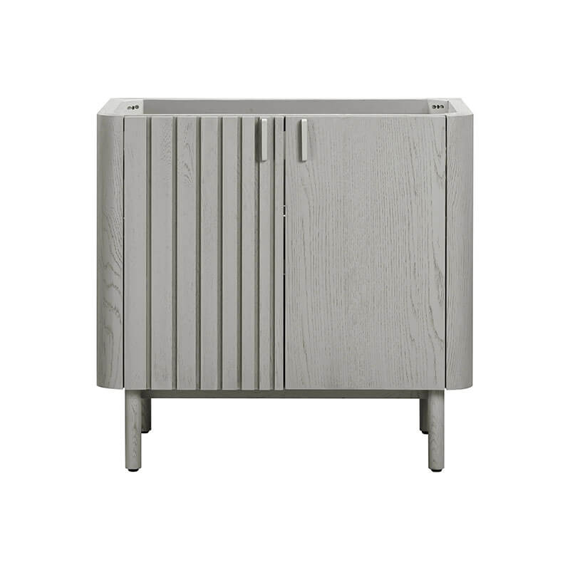 Blakely 36 inch Single Sink Bathroom Vanity Gray Oak Cabinet Only