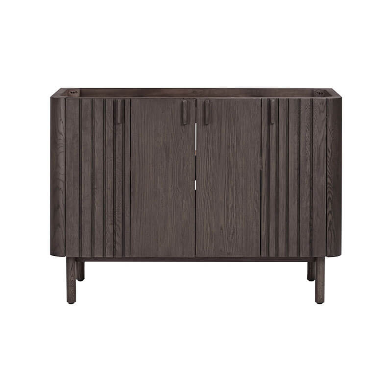 Blakely 48 inch Single Sink Bathroom Vanity Brown Oak Cabinet Only