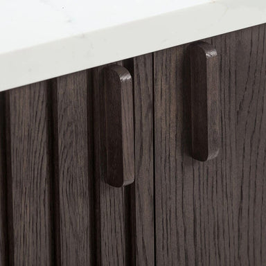 Blakely 48 Single Sink Bathroom Vanity Brown Oak Cabinet Only Hardware