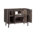 Blakely 48 Single Sink Bathroom Vanity Brown Oak Cabinet Only Open Drawer