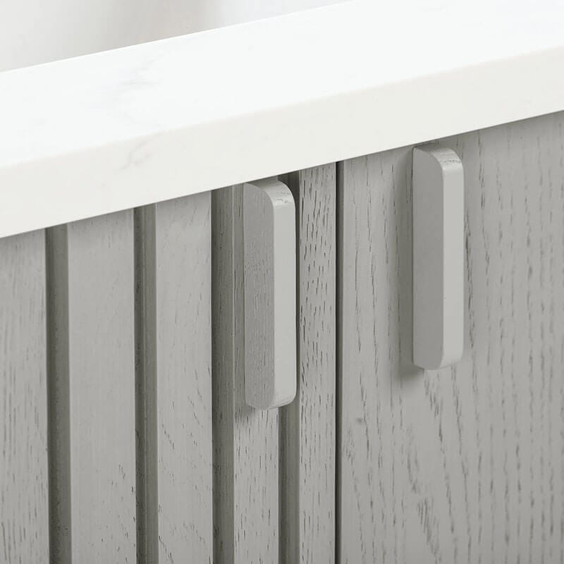 Blakely 48 Single Sink Bathroom Vanity Gray Oak Cabinet Only Hardware