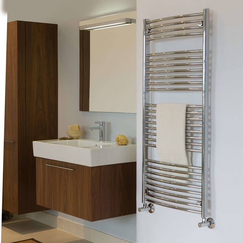 Blenheim 17.5 x 51 Inch Towel Warmer Side View Up Close