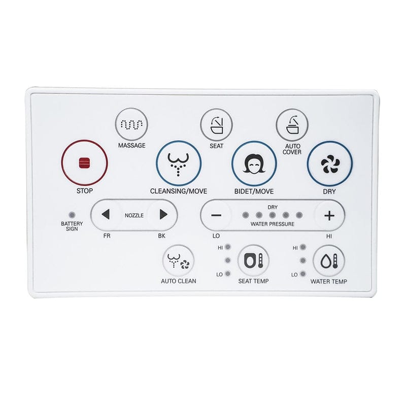 blooming nb r1570 bidet toilet seat remote control