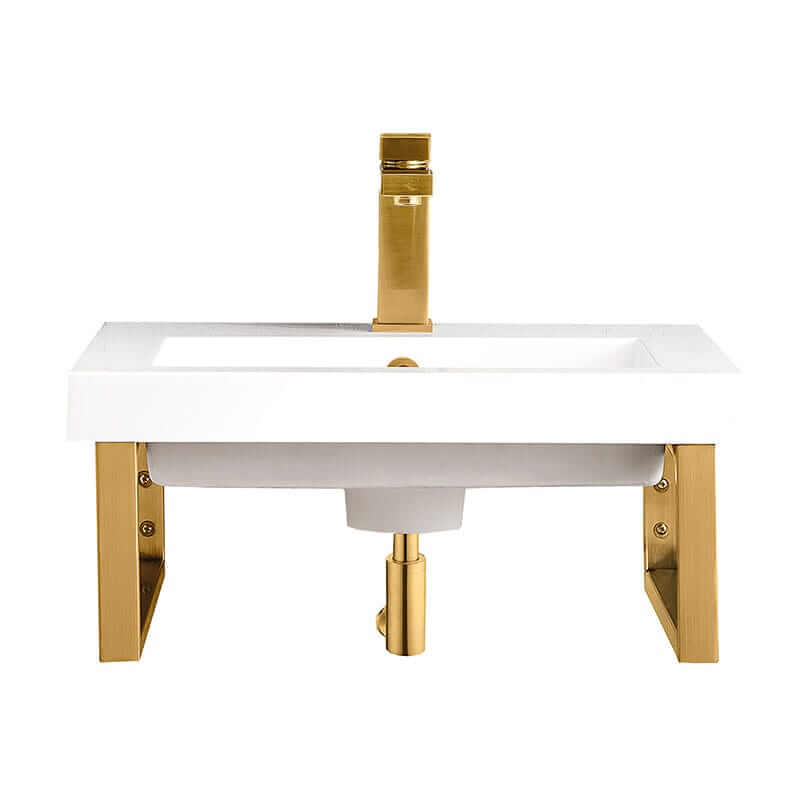 Boston 20 Inches Single Vanity Radiant Gold Front View