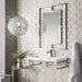 Boston 31.5 Inches Single Vanity Brushed Nickel Side View