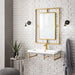 Boston 31.5 Inches Single Vanity Radiant Gold Side View