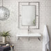 Boston 31.5" Single Vanity Brushed Nickel Front View