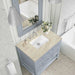 Breckenridge 36 Inch Single Vanity in Serenity Blue With Tajnar Eclos Top