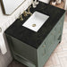 Breckenridge 36" Single Vanity in Smokey Celadon With Phantome Eclos Top
