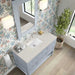 Breckenridge 48 Inch Single Vanity in Serenity Blue With Siberian Silestone Top