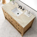 Breckenridge 48" Single Vanity in Light Natural Oak With Tajnar Eclos Top