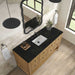 Breckenridge 60 Inch Single Vanity in Light Natural Oak With Phantome Eclos Top