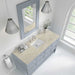 Breckenridge 60 Inch Single Vanity in Serenity Blue With Tajnar Eclos Top