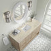 Breckenridge 60" Single Vanity in Whitewashed Oak With Tajnar Eclos Top