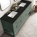 Breckenridge 72" Double Vanity in Smokey Celadon With Phantome Eclos Top
