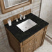 Bristol 30 Inch Single Vanity in Saddle Brown With Phantome Eclos Top