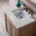 Bristol 30 Inch Single Vanity Whitewashed Walnut With Victorian Silver Silestone Top