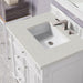 Bristol 30" Single Vanity Bright White With Lime Delight Silestone Top