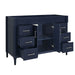 Bristol 48 inch Single Sink Bathroom Vanity Navy Blue Cabinet Only Open Drawer