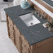 Bristol 48 Inch Single Vanity Whitewashed Walnut Parisien Bleu Silestone Top