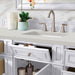 Bristol 60 Inch Single Vanity Bright White With Lime Delight Silestone Top