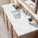 Bristol 60 Inch Single Vanity Whitewashed Walnut With Ethereal Noctis Silestone Top