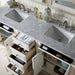 Bristol 72 Inch Double Vanity Bright White Countertop