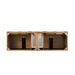 Bristol 72 Inch Double Vanity Saddle Brown Top View