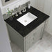 Brittany 30 Inch Single Vanity in Urban Gray With Phantome Eclos Top