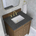 Brittany 30" Single Vanity in Pecan With Parisien Bleu Silestone Top