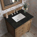 Brittany 30" Single Vanity in Saddle Brown With Phantome Eclos Top