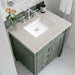 Brittany 30" Single Vanity in Smokey Celadon With Siberian Silestone Top