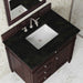 Brittany 36 Inch Single Vanity in Burnished Mahogany With Phantome Eclos Top