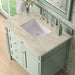 Brittany 36" Single Vanity in Sage Green With Tajnar Eclos Top