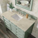 Brittany 48" Single Vanity in Sage Green With Tajnar Eclos Top